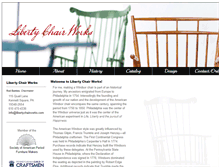 Tablet Screenshot of libertychairworks.com